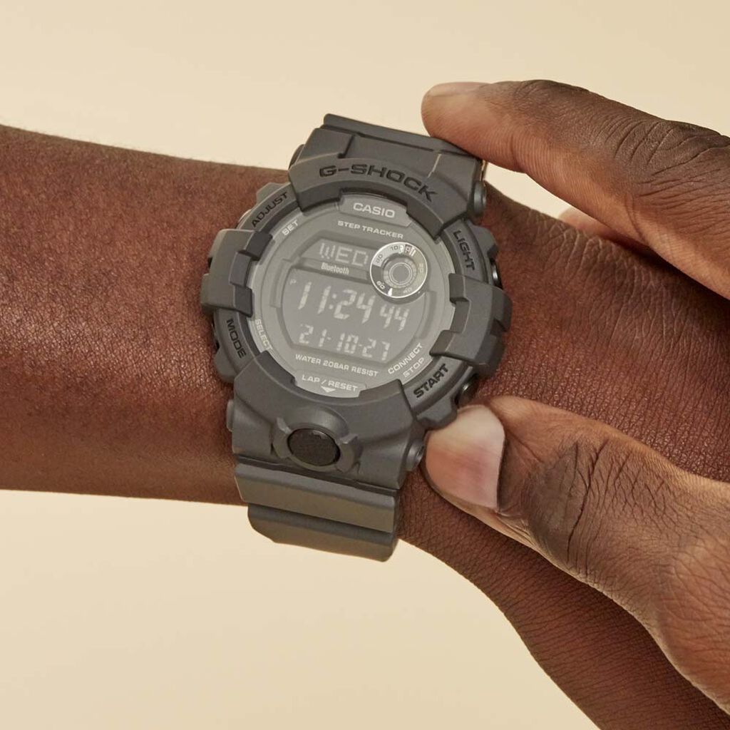 Montre Connectée Casio G-shock Fond Gris - Montres Homme | Histoire d’Or