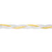Bracelet Elae Argent Bicolore - Bracelets chaîne Femme | Histoire d’Or