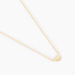 Collier Fenton Or Jaune Oxyde De Zirconium - Colliers Famille | Histoire d&rsquo;Or