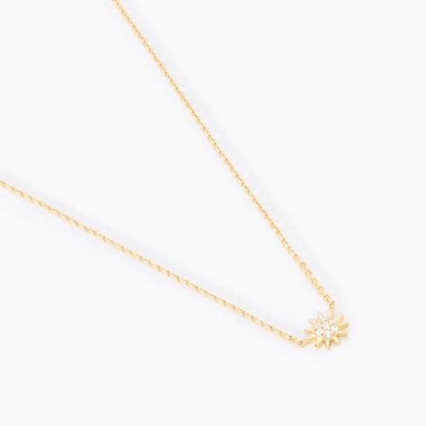 Collier Fenton Or Jaune Oxyde De Zirconium - Colliers Famille | Histoire d&rsquo;Or