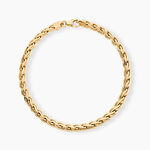 Bracelet Jayna Maille Palmier Or Jaune - Bracelets cha&icirc;ne Femme | Histoire d&rsquo;Or