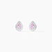 Boucles D'oreilles Puces Argent Blanc Tania Oxydes De Zirconium - Boucles d'oreilles fantaisie Femme | Histoire d’Or