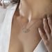 Collier Norina Or Blanc Diamant - Colliers Femme | Histoire d’Or
