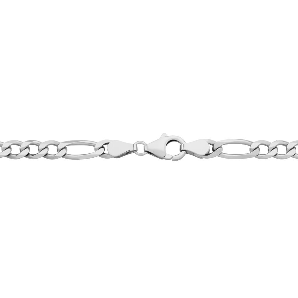 Collier Vivian Argent Blanc - Chaines Homme | Histoire d&rsquo;Or