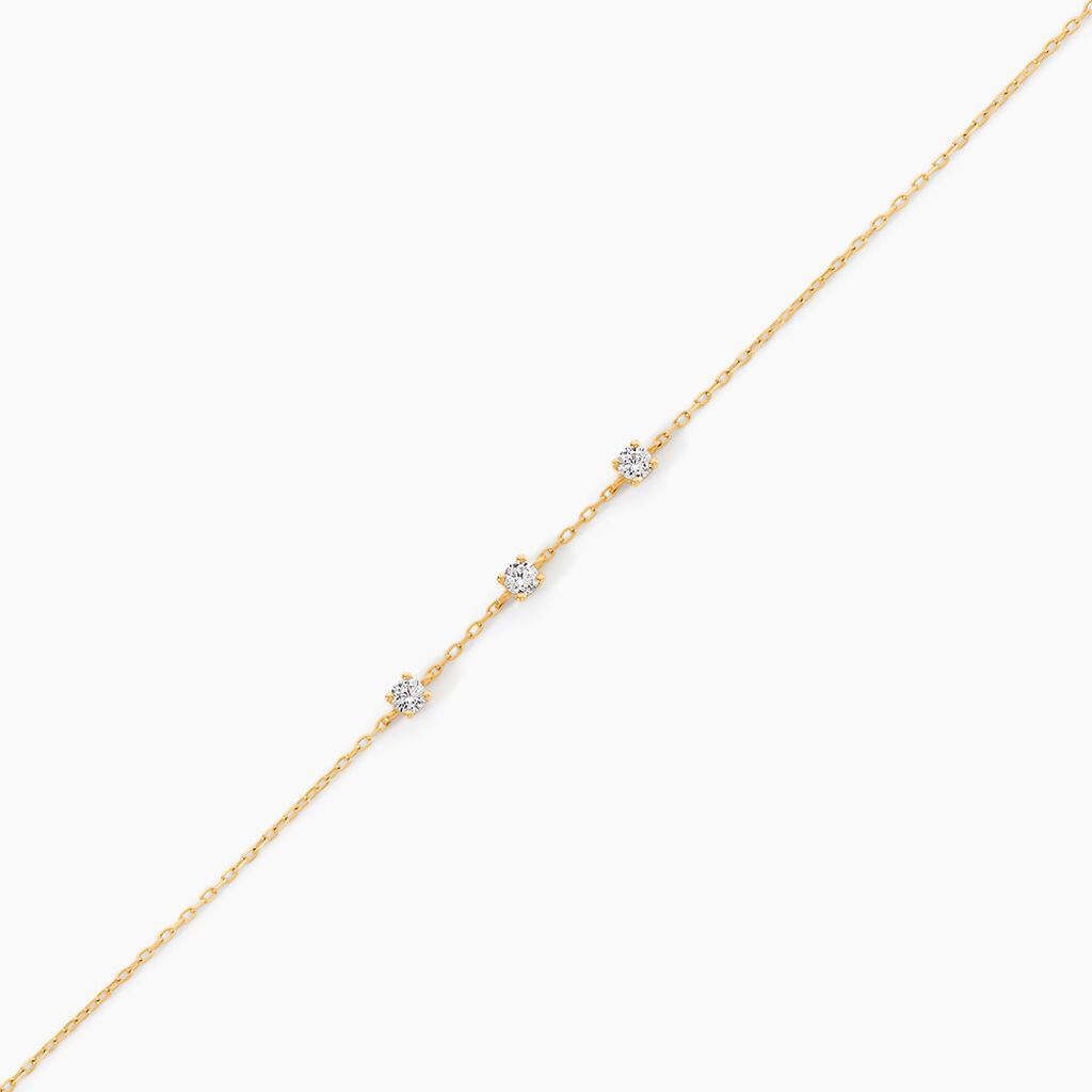 Bracelet Greetje Or Jaune Oxyde De Zirconium - F&ecirc;te des m&egrave;res Femme | Histoire d&rsquo;Or