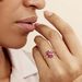 Bague Orchidee Or Bicolore Rubis Diamant - Bagues avec pierre Femme | Histoire d’Or