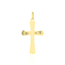 Pendentif Benny Croix Ciselee Or Jaune - Pendentifs Baptême Famille | Histoire d’Or