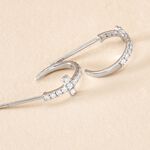 Cr&eacute;oles Like A Virgin Or Blanc Oxyde De Zirconium - Boucles d'oreilles cr&eacute;oles Femme | Histoire d&rsquo;Or