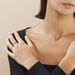 Bague Or Blanc Nawra Diamants Synthétiques - Bagues avec pierre Femme | Histoire d’Or