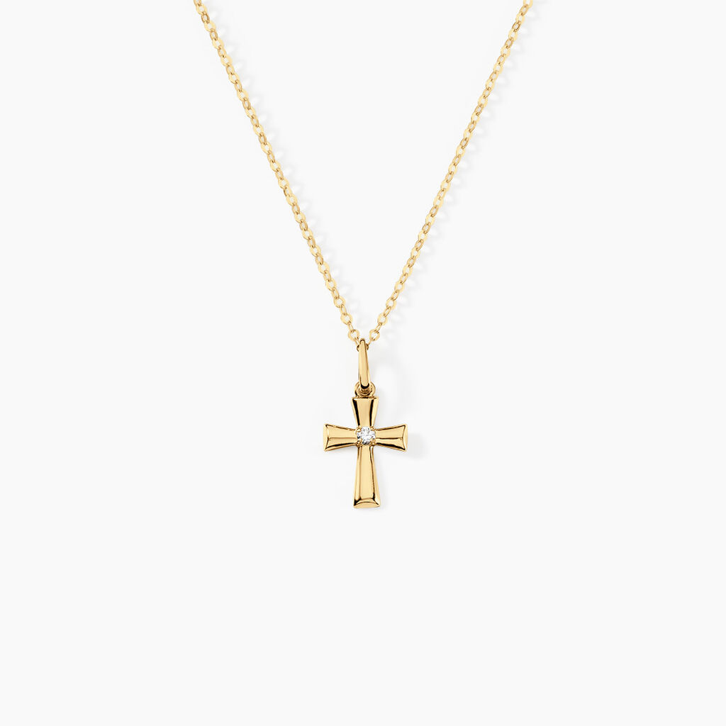Collier Cobeia Or Jaune Oxyde De Zirconium - Colliers Femme | Histoire d’Or