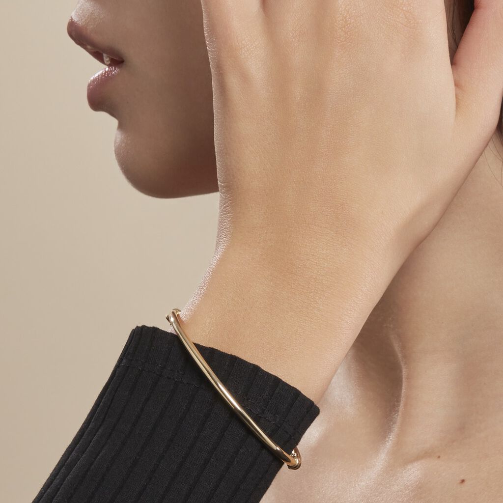 Bracelet Jonc Or Jaune Cynthia - Bracelets joncs Femme | Histoire d’Or
