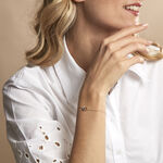 Bracelet Eliana Or Jaune Am&eacute;thyste Oxyde De Zirconium - Bracelets Femme | Histoire d&rsquo;Or