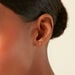 Boucles D'Oreilles Puces Ishmael Or Jaune Oxyde De Zirconium - Clous d'oreilles Femme | Histoire d’Or