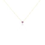 Collier Or Jaune Avaya Oxyde De Zirconium - Colliers Enfant | Histoire d&rsquo;Or