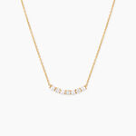 Collier Helena Argent Dor&eacute; A L'Or 750/1000 Perle De Culture Oxyde De Zirconium - Colliers Femme | Histoire d&rsquo;Or