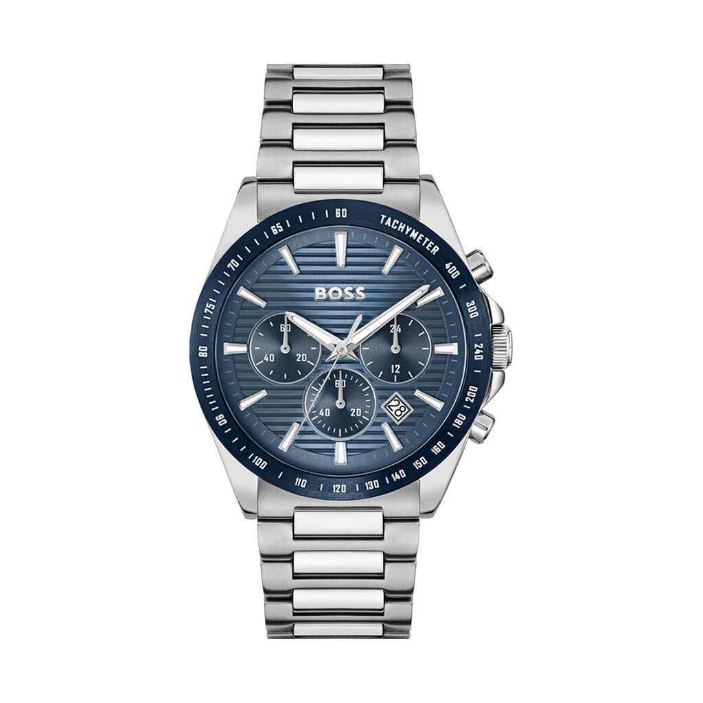 Montre Boss Strike Chrono Bleu - Montres Homme | Histoire d’Or