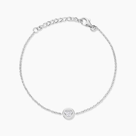 Bracelet Argent Chaker Oxydes De Zirconium - Bracelets Femme | Histoire d&rsquo;Or