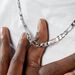 Chaîne Vivian Maille Alternee 1/3 Argent Blanc - Chaines Homme | Histoire d’Or