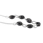 Collier Hattie Argent Blanc C&eacute;ramique Et Oxyde De Zirconium - Colliers Femme | Histoire d&rsquo;Or