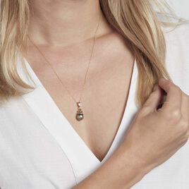 Pendentif Acme Or Jaune Perle De Culture De Tahiti - Pendentifs Femme | Histoire d’Or