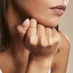 Bague Chaine Rio Argent Rose Oxyde De Zirconium - Bagues solitaires Femme | Histoire d&rsquo;Or