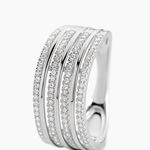 Bague Rayanna Or Blanc Diamant - Bagues avec pierre Femme | Histoire d&rsquo;Or