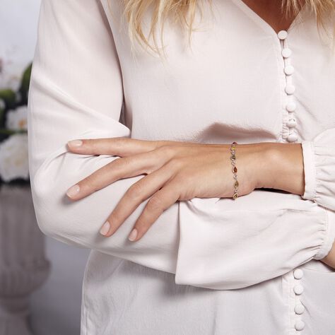 Bracelet Argent Blanc Weronika Ambre - Bracelets Femme | Histoire d’Or
