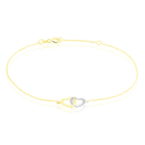 Bracelet Natala Or Bicolore - Bracelets Coeur Femme | Histoire d’Or