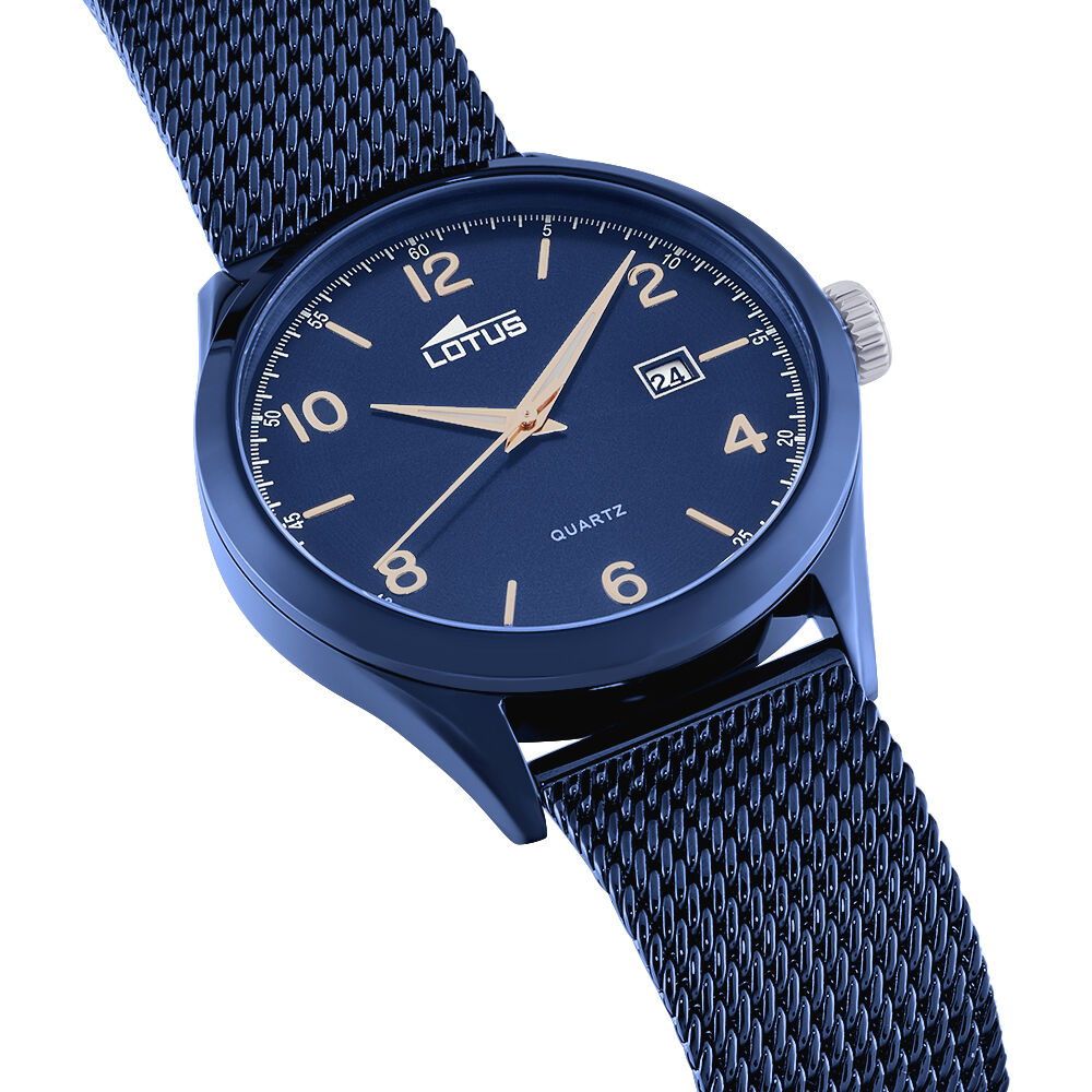 Montres Lotus 18632/1 Acier Clip Bleu Ronde - HIMHEQB8400 • Histoire d'Or