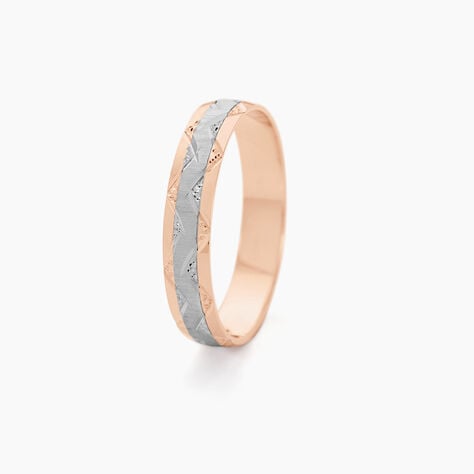 Alliance Clotilde Demi Jonc Classique Or Bicolore - Alliances Unisex | Histoire d’Or