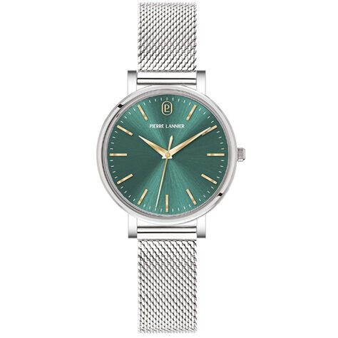 Montre Pierre Lannier Essential Vert - Nouveautés Femme | Histoire d’Or