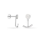 Bijoux D'oreilles Phybie Argent Blanc Oxyde De Zirconium - Boucles d'oreilles fantaisie Femme | Histoire d&rsquo;Or
