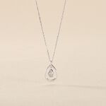 Collier Momaza Or Blanc Diamant - Colliers Femme | Histoire d&rsquo;Or