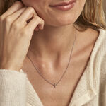 Collier Peyton Argent Blanc - Colliers fantaisie Femme | Histoire d&rsquo;Or