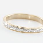 Alliance Mano Ruban Plat Or Bicolore - Alliances Unisex | Histoire d&rsquo;Or