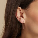 Boucles D'oreilles Pendantes Halcyone Or Jaune Calc&eacute;doine - Boucles d'oreilles pendantes Femme | Histoire d&rsquo;Or