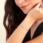 Bracelet Argent Blanc Sharla - Bracelets Femme | Histoire d&rsquo;Or