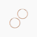 Cr&eacute;oles Argent Rose Olympia - Boucles d'oreilles cr&eacute;oles Femme | Histoire d&rsquo;Or