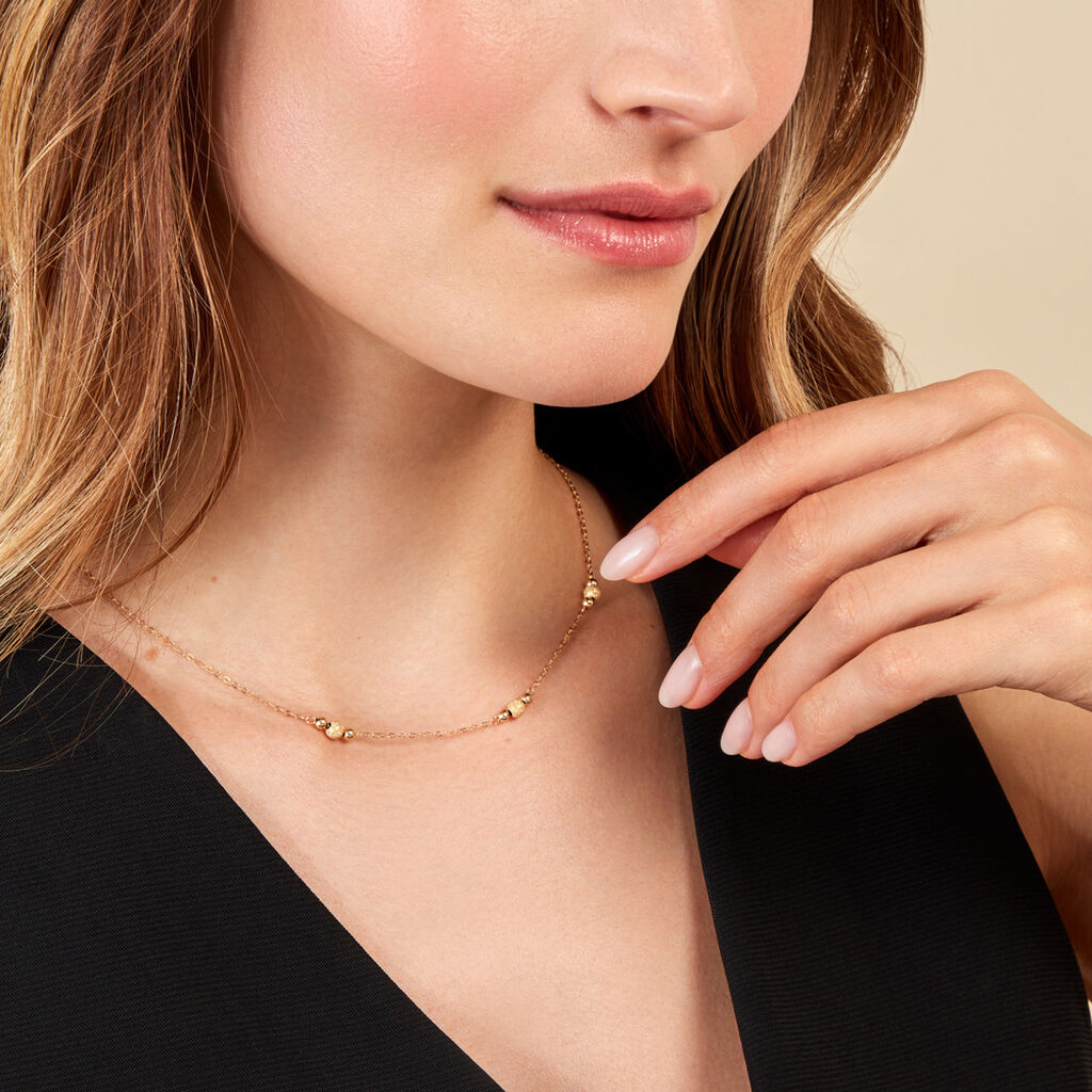 Collier Brooks Or Jaune - Colliers Femme | Histoire d’Or