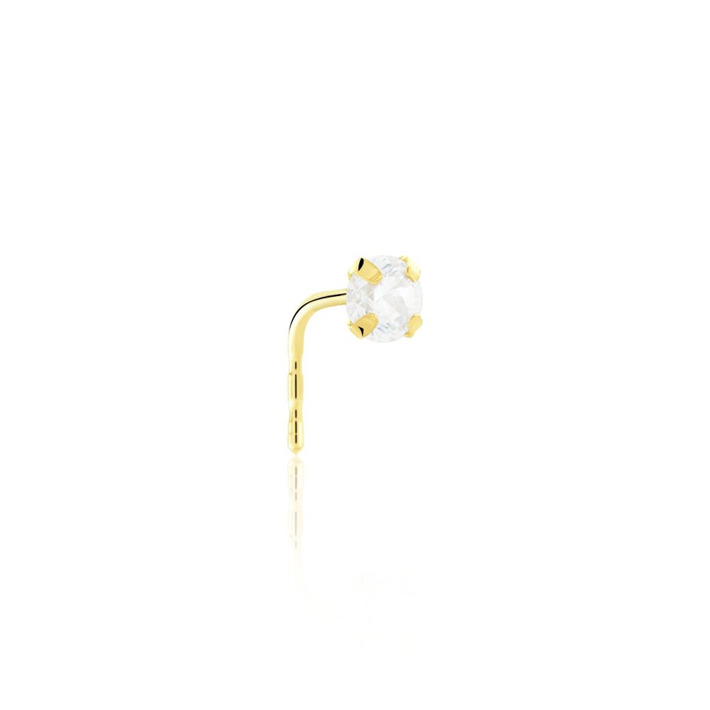 Piercing Fethi Serti Griffe 05 Or Jaune Oxyde