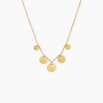Collier Palm Argent Dor&eacute; A L'Or 750/1000 - Bijoux sans pierre Femme | Histoire d&rsquo;Or