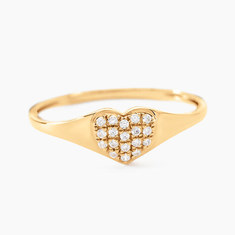 Bague Bomb Lover Or Jaune Oxyde De Zirconium - Bagues avec pierre Femme | Histoire d’Or