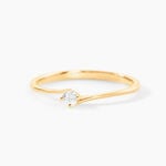 Bague Firmamenti Or Jaune Diamant - Bagues solitaires Femme | Histoire d&rsquo;Or