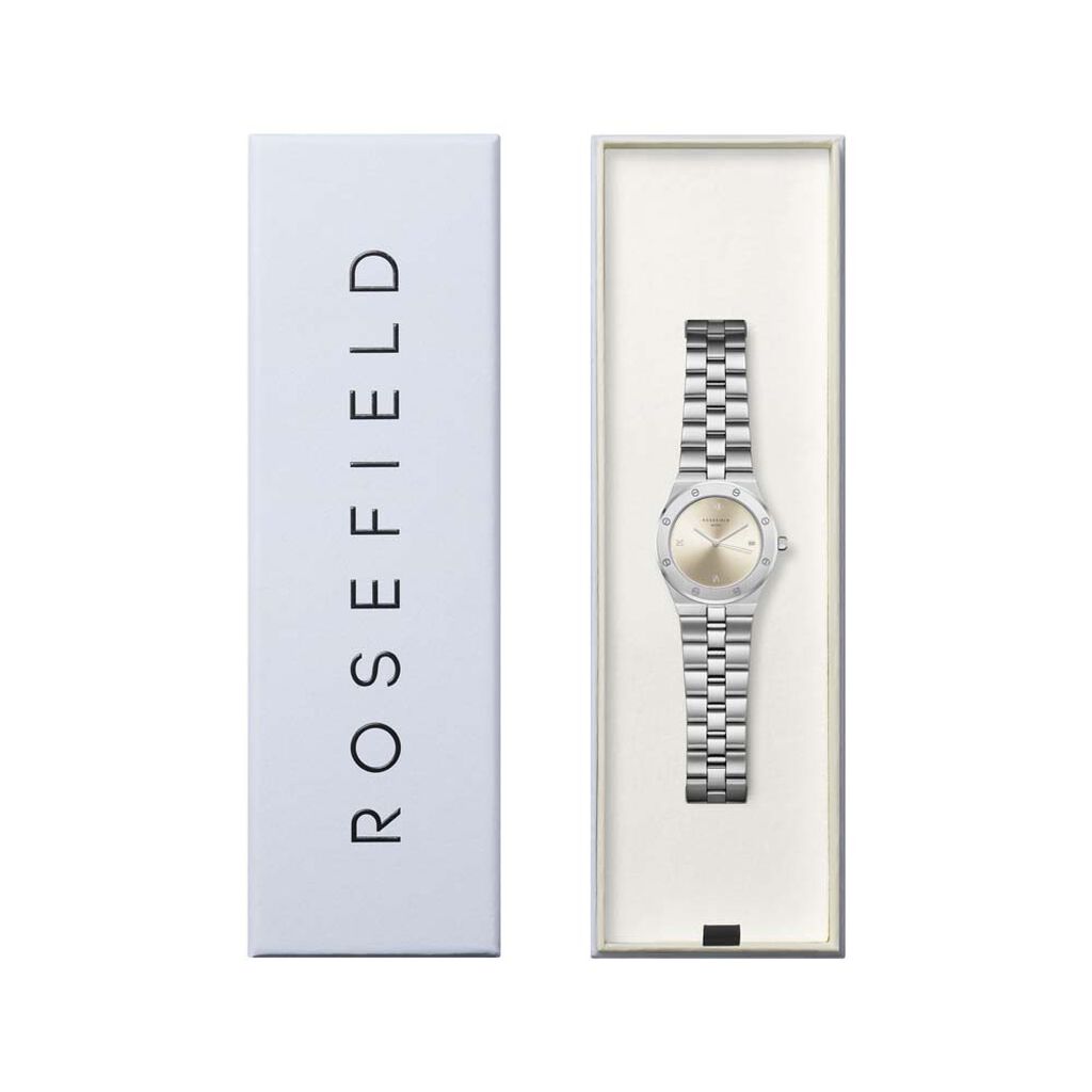 Montre Rosefield Rose Cr&egrave;me - Montres Femme | Histoire d&rsquo;Or
