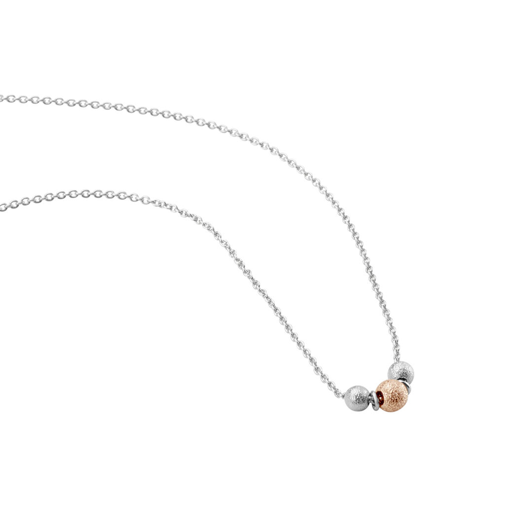 Collier Argent Bicolore Wilmart - Colliers fantaisie Femme | Histoire d’Or