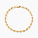 Bracelet Dami Maille Grain De Cafe Or Jaune