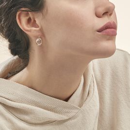 Boucles D'oreilles Pendantes Berangere Triple Cercles Or Tricolore - Boucles d'oreilles pendantes Femme | Histoire d’Or