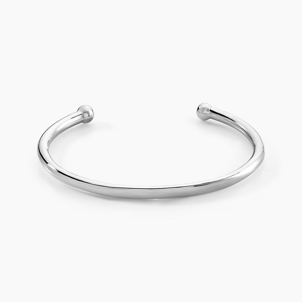 Bracelet Jonc Argent Stefaans - Bracelets joncs Homme | Histoire d’Or