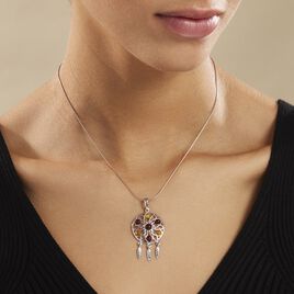 Collier Argent Blanc Kosma Ambre - Colliers Femme | Histoire d’Or
