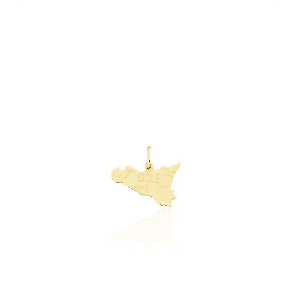 Pendentif Gaietana Sicile Or Jaune - Pendentifs Famille | Histoire d&rsquo;Or
